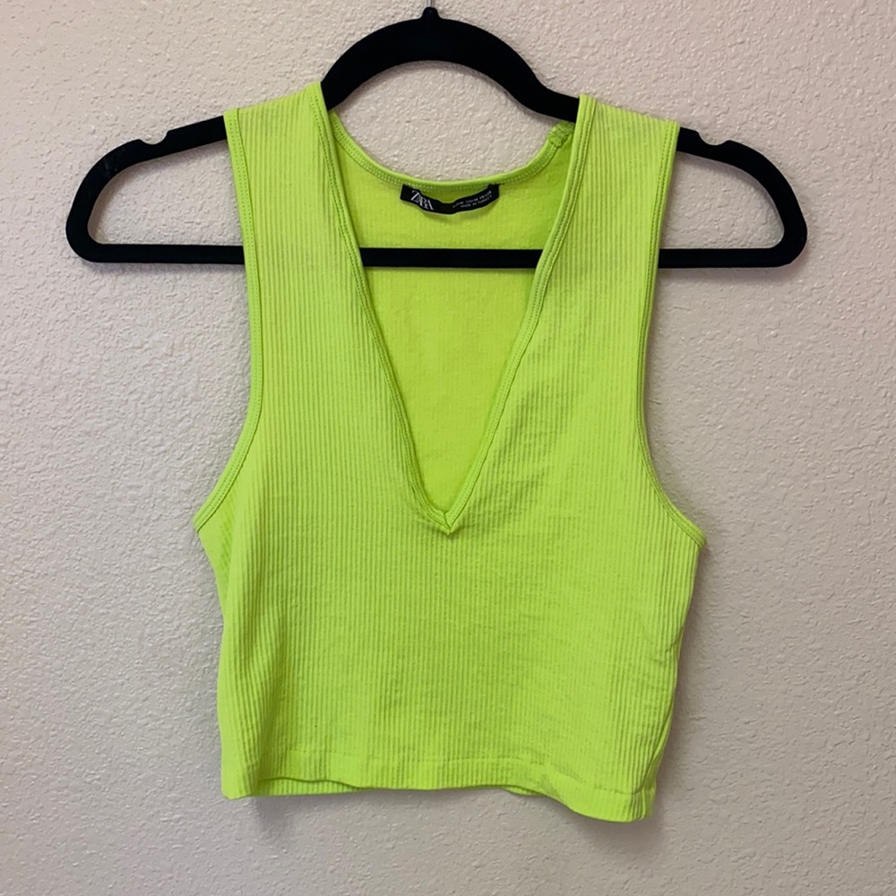 Zara Neon Crop Top